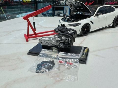  XE MÔ HÌNH ALFA ROMEO GIULIA GTA WHITE,TỶ LỆ 1/18 MOTORHELIX 