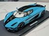 XE MÔ HÌNH KOENIGSEGG REGERA BLUE,TỶ LỆ 1/18 GTSPIRIT