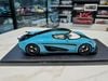 XE MÔ HÌNH KOENIGSEGG REGERA BLUE,TỶ LỆ 1/18 GTSPIRIT
