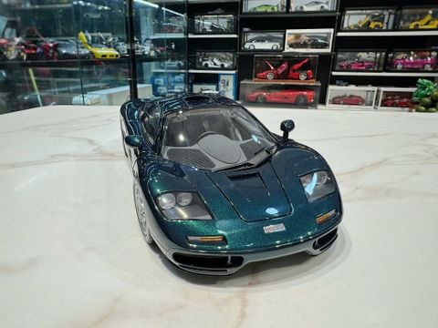  XE MÔ HÌNH MC LAREN F1 GREEN,TỶ LỆ 1/18 LCD MODEL 