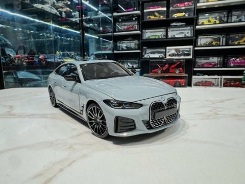  XE MÔ HÌNH BMW I4 GREY,TỶ LỆ 1/18 MINICHAMPS 