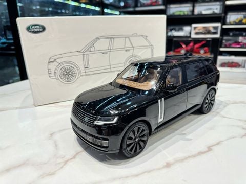  XE MÔ HÌNH RANGE ROVER SV AUTOBIOGRAPHY BALCK,TỶ LỆ 1/18 LCD 