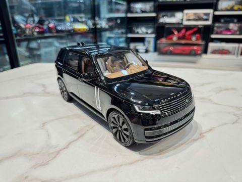  XE MÔ HÌNH RANGE ROVER SV AUTOBIOGRAPHY BALCK,TỶ LỆ 1/18 LCD 