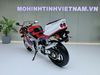 XE MÔ HÌNH MÔ TÔ HONDA NSR 250RR RED,TỶ LỆ 1/12 LCD MODEL