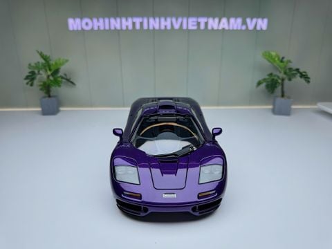  XE MÔ HÌNH MC LAREN F1 PURPLE,TỶ LỆ 1/18 LCD MODEL 