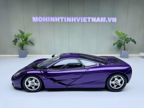  XE MÔ HÌNH MC LAREN F1 PURPLE,TỶ LỆ 1/18 LCD MODEL 