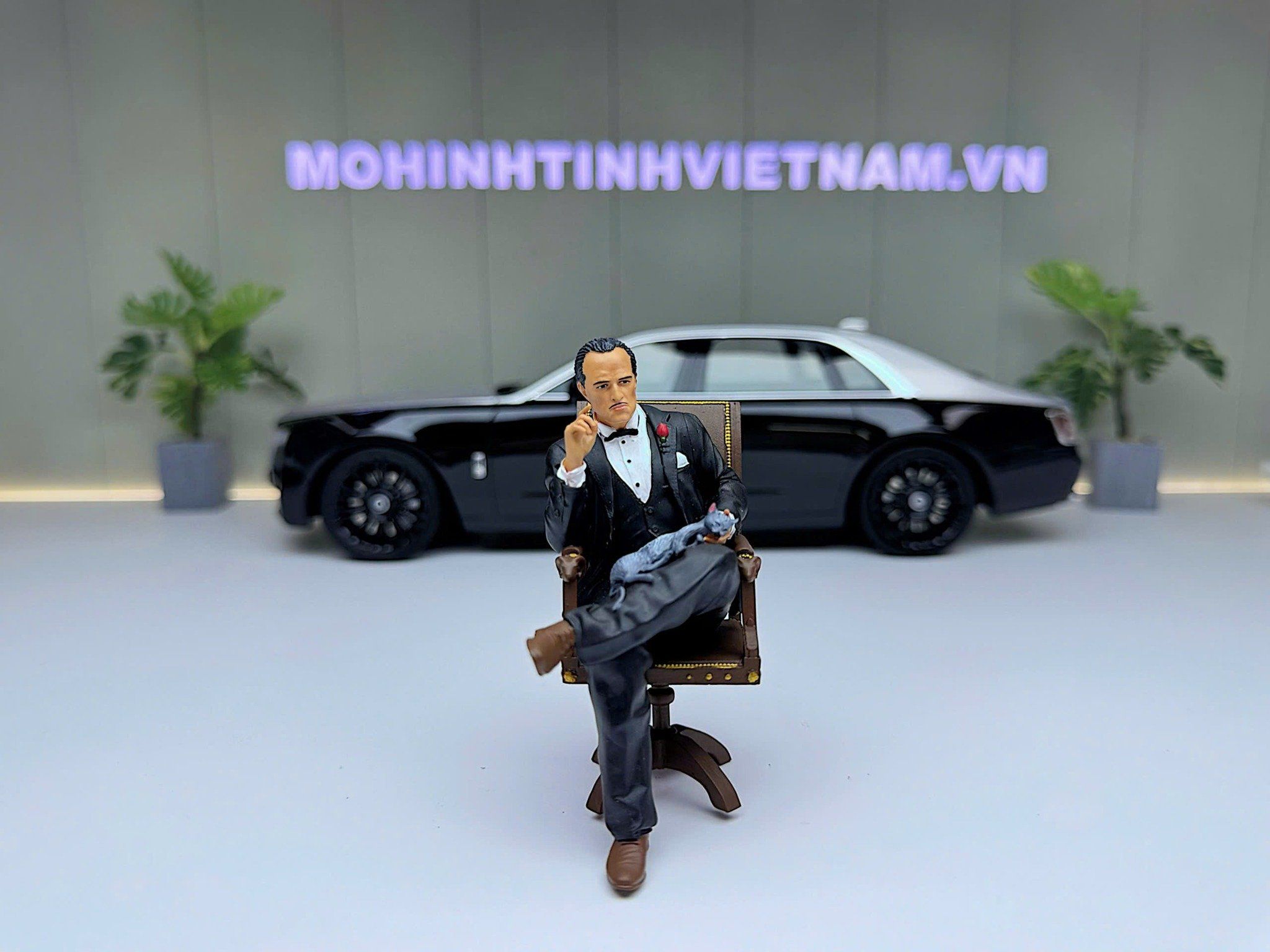 MÔ HÌNH NHÂN VẬT FIGURE THE GODFATHER,TỶ LỆ 1/18