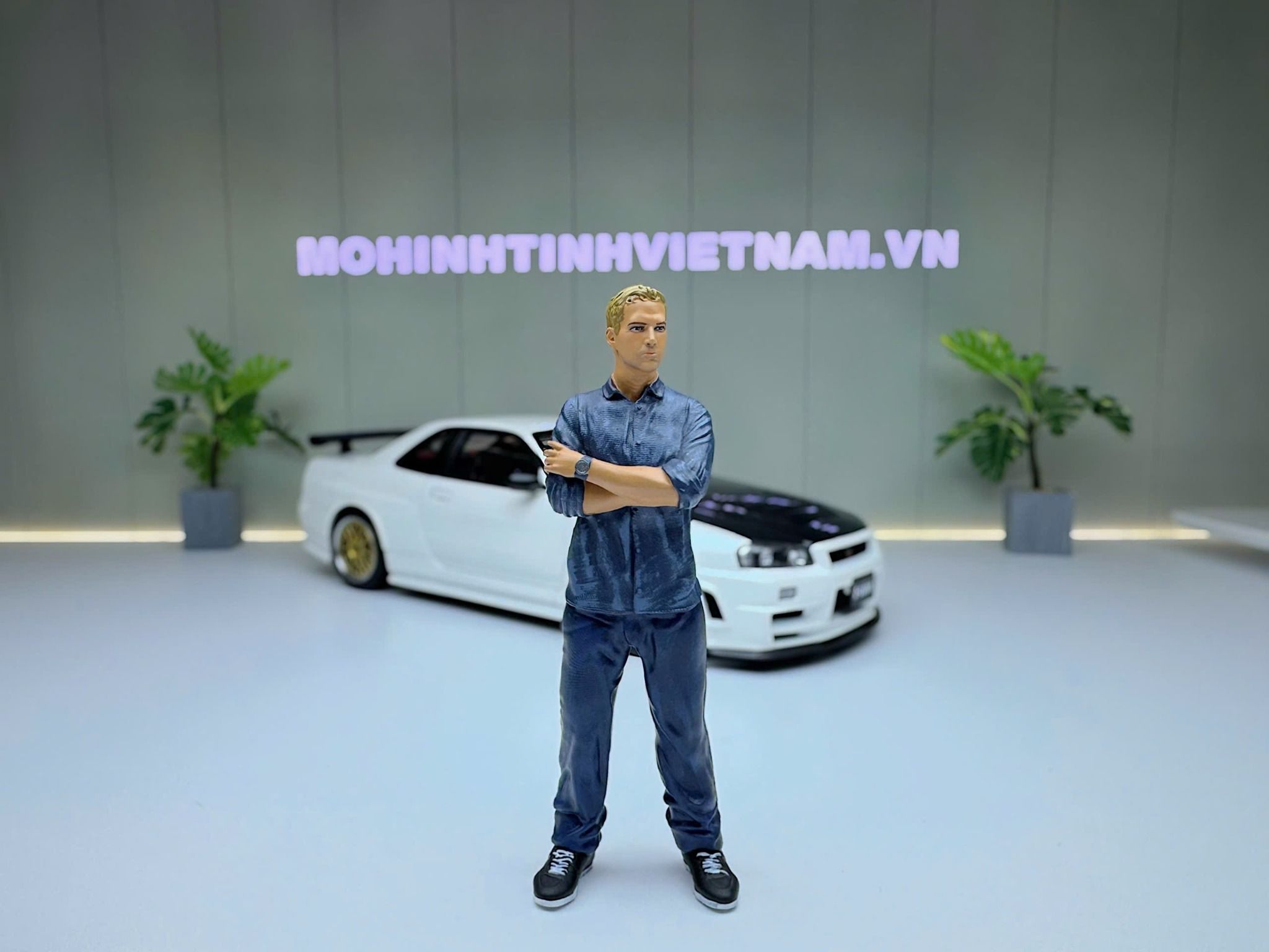 MÔ HÌNH NHÂN VẬT FIGURE PAUL WALKER,TỶ LỆ 1/18