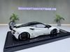 XE MÔ HÌNH FERRARI F8 TRIBUTO LIBERTY WALK WHITE,TỶ LỆ 1/18 VIP MODEL