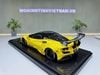 XE MÔ HÌNH FERRARI F8 TRIBUTO LIBERTY WALK YELLOW,TỶ LỆ 1/18 VIP MODEL