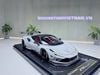 XE MÔ HÌNH FERRARI F8 TRIBUTO LIBERTY WALK GREY,TỶ LỆ 1/18 VIP MODEL