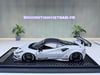 XE MÔ HÌNH FERRARI F8 TRIBUTO LIBERTY WALK GREY,TỶ LỆ 1/18 VIP MODEL