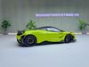 XE MÔ HÌNH MC LAREN 765LT GREEN,TỶ LỆ 1/18 HPD