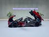 XE MÔ HÌNH PAGANI CINQUE ROADSTER DUBAI ROSSO,TỶ LỆ 1/18 ALMOSTREAL