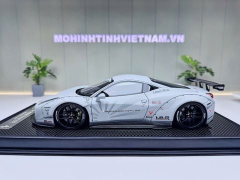  XE MÔ HÌNH FERRARI 458 LIBERTY WALK ZERO FIGHTER,TỶ LỆ 1/18 BBA MODEL 