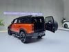 XE MÔ HÌNH LAND ROVER DEFENDER 110 ORANGE,TỶ LỆ 1/18 ALMOST REAL