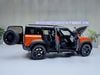 XE MÔ HÌNH LAND ROVER DEFENDER 110 ORANGE,TỶ LỆ 1/18 ALMOST REAL