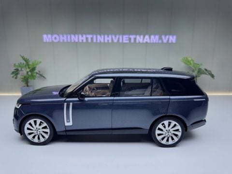 XE MÔ HÌNH RANGE ROVER SV AUTOBIOGRAPHY DARK BLUE,TỶ LỆ 1/18 LCD 