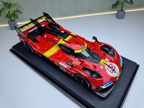  XE MÔ HÌNH FERRARI 499P LE MANS,TỶ LỆ 1/18 BBURAGO 
