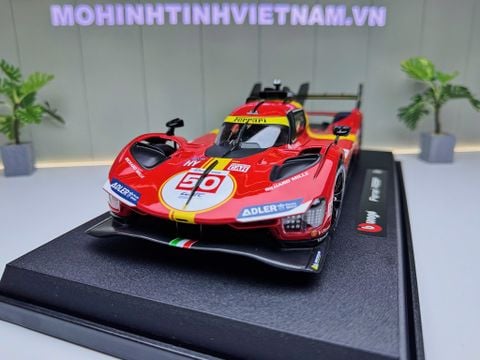  XE MÔ HÌNH FERRARI 499P LE MANS,TỶ LỆ 1/18 BBURAGO 