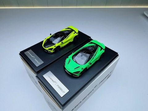  XE MÔ HÌNH MC LAREN 765LT,TỶ LỆ 1/64 LCD 
