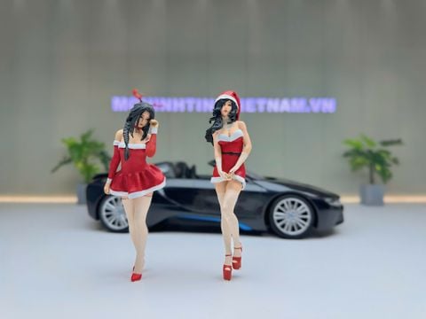  MÔ HÌNH NHÂN VẬT HOT GIRL MERRY CHRISTMAS,TỶ LỆ 1/18 