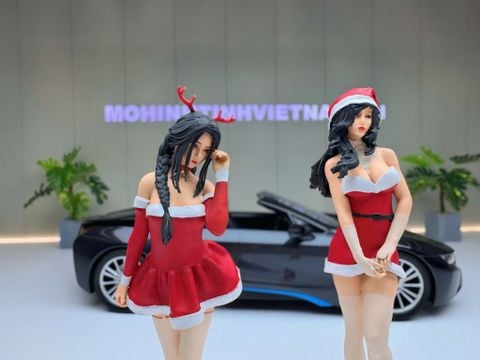  MÔ HÌNH NHÂN VẬT HOT GIRL MERRY CHRISTMAS,TỶ LỆ 1/18 