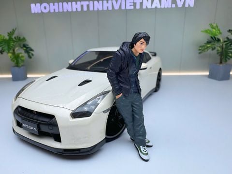  MÔ HÌNH NHÂN VẬT FIGURE HAN FAST AND FURIOUS,TỶ LỆ 1/18  HANDMADE 