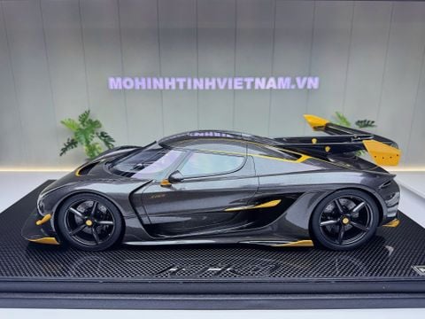  XE MÔ HÌNH KOENIGSEGG JESKO CARBON FIBER,TỶ LỆ 1/12 FRONTIART 