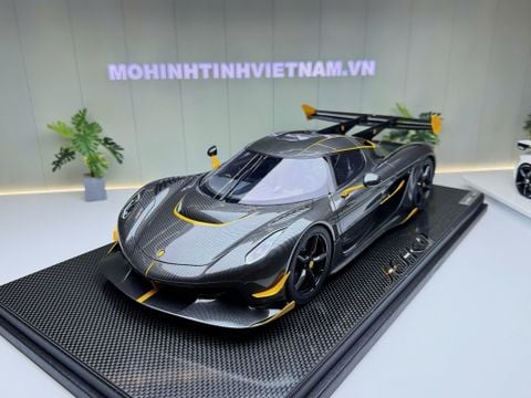  XE MÔ HÌNH KOENIGSEGG JESKO CARBON FIBER,TỶ LỆ 1/12 FRONTIART 