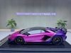 XE MÔ HÌNH LAMBORGHINI AVENTADOR SVJ VIOLA FINEO/VIOLA HESTIA,TỶ LỆ 1/18 DINO MODEL