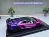 XE MÔ HÌNH LAMBORGHINI AVENTADOR SVJ VIOLA FINEO/VIOLA HESTIA,TỶ LỆ 1/18 DINO MODEL