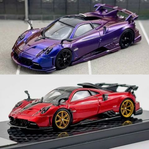  XE MÔ HÌNH PAGANI IMOLA,TỶ LỆ 1/64 LCD 