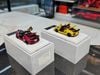 XE MÔ HÌNH LAMBORGHINI AVENTADOR ROADSTER LIBERTY WALK YELLOW,TỶ LỆ 1/64