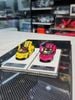 XE MÔ HÌNH LAMBORGHINI AVENTADOR ROADSTER LIBERTY WALK YELLOW,TỶ LỆ 1/64