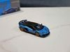 XE MÔ HÌNH LAMBORGHINI AVENTADOR SVJ 63 BLUE,TỶ LỆ 1/64 MINIGT