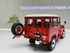 XE MÔ HÌNH TOYOTA LAND CRUISER 40 VAN RED,TỶ LỆ 1/18 KYOSHO