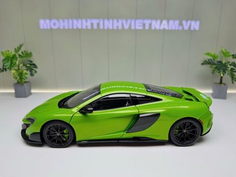  XE MÔ HÌNH MC LAREN 675LT GREEN,TỶ LỆ 1/18 AUTOART 