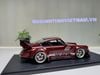 XE MÔ HÌNH PORSCHE 930 DARK RED,TỶ LỆ 1/18 IGNITION