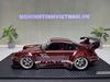XE MÔ HÌNH PORSCHE 930 DARK RED,TỶ LỆ 1/18 IGNITION