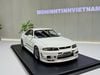 XE MÔ HÌNH NISSAN SKYLINE R33 GT-R WHITE,TỶ LỆ 1/18 IGNITION