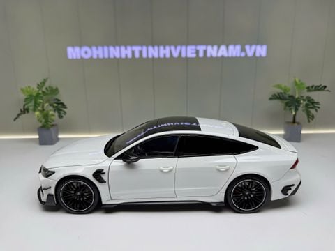  XE MÔ HÌNH AUDI RS7 SPORTBACK WHITE,TỶ LỆ 1/18 KENGFAI 