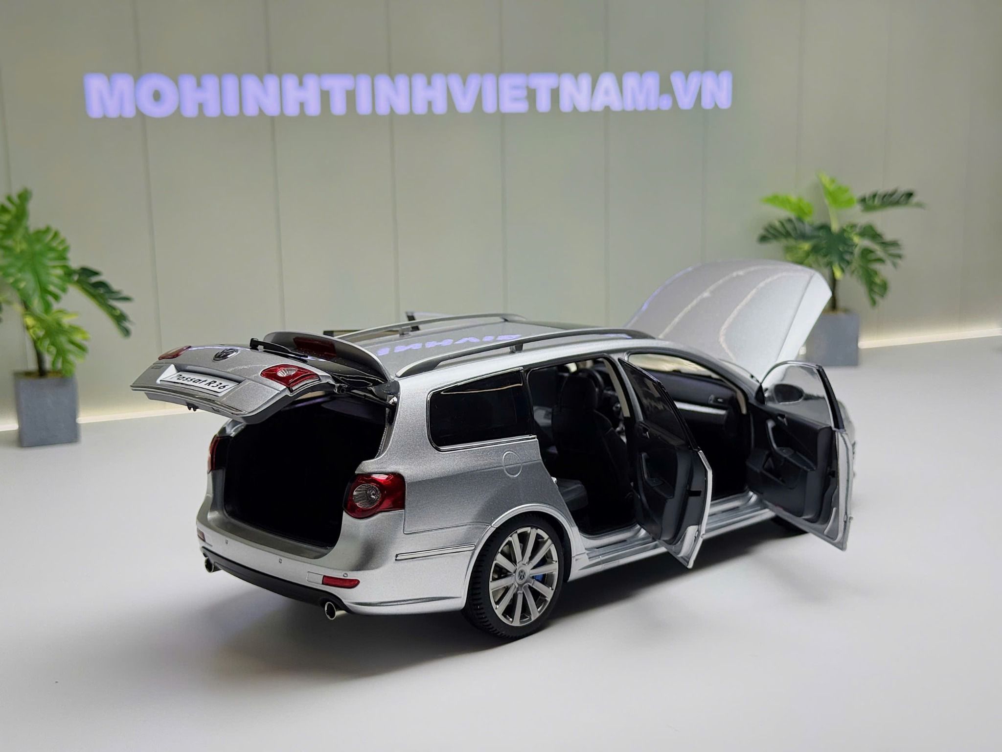 XE MÔ HÌNH VOLKSWAGEN PASSAT R36 SILVER,TỶ LỆ 1/18 NZG MODEL – Mô Hình ...