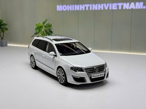  XE MÔ HÌNH VOLKSWAGEN PASSAT R36 WHITE,TỶ LỆ 1/18 NZG MODEL 