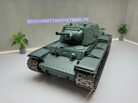  XE TANK ĐIỀU KHIỂN RUSSIA SOVIET KV - 1'S,TỶ LỆ 1/16 HENGLONG 