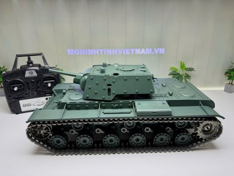  XE TANK ĐIỀU KHIỂN RUSSIA SOVIET KV - 1'S,TỶ LỆ 1/16 HENGLONG 