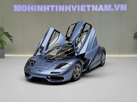  XE MÔ HÌNH MC LAREN F1 ICE BLUE,TỶ LỆ 1/18 LCD 