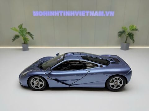  XE MÔ HÌNH MC LAREN F1 ICE BLUE,TỶ LỆ 1/18 LCD 