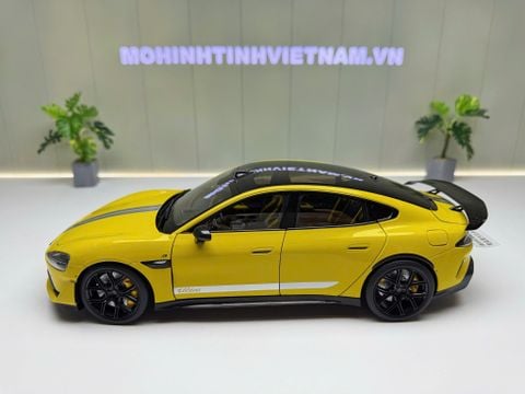  XE MÔ HÌNH XIAOMI SU7 ULTRA LIGHTNING YELLOW,TỶ LỆ 1/18 XIAOMI 