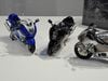 XE MÔ HÌNH SUZUKI GSX1300R SILVER/BLUE,TỶ LỆ 1/12 LCD MODEL